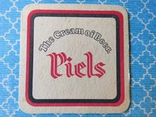Vintage COASTER Pub Beer ~ PIELS Brewery ~ Founded in 1883 in Brooklyn, NEW YORK