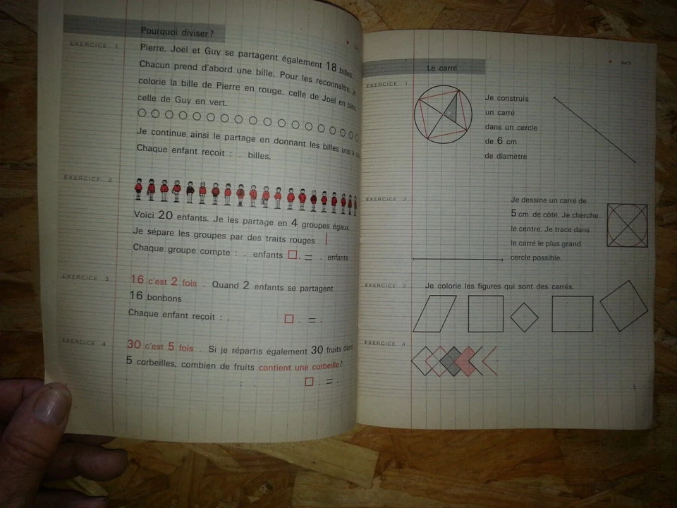 cahier d'exercices calcul CE1 Ardiot Wanauld Budin 1965 TBE rare - Photo 2/4