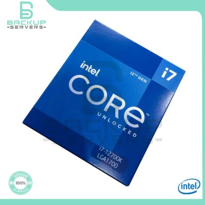 CPU Intel Core i7-12700K CPU LGA1700 Intel Core I7-12700K LGA1700 12-Core 3.6Ghz Unlocked 600 Series