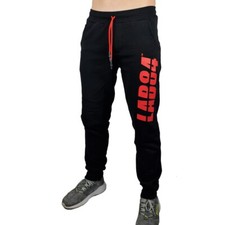 Lab84 Long Tracksuit Pants Garzato F21 PNTM8005 Black Red