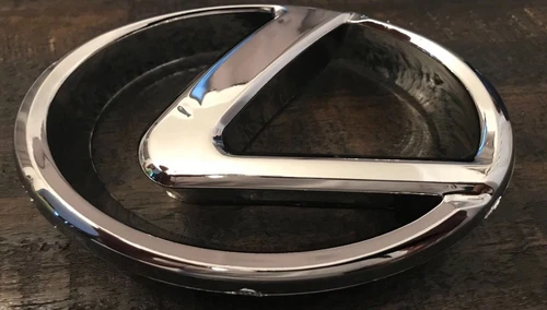 04-09 OEM NEW LEXUS RX330 RX350 RX400H FRONT CHROME GRILLE EMBLEMS L 75311-48070