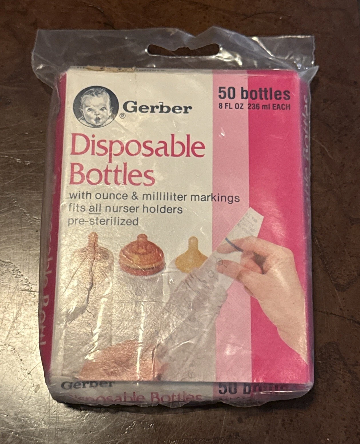 Sealed Vintage Gerber Disposable Baby Bottles 50 Bottles 8 Fl OZ 236 ml EACH
Opens in a new window o