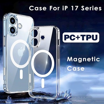 Hülle für iPhone 17 AIR 16 15 14 13 12 Magnet Stoßfest MagSafe Cover PREMIUM