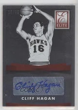 2015-16 Panini Donruss Elite Signatures /49 Cliff Hagan #ES-CH Auto HOF