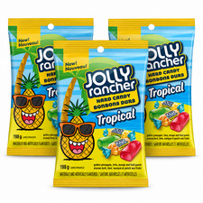 JOLLY RANCHER Tropical Hard Candy 198g Assorted Fruit Flavors