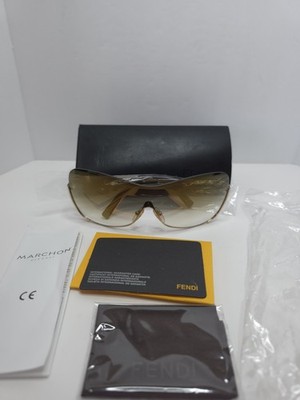 Fendi Sunglasses FS5209 (714) GOLD 140-09-053 Made In Italy with Case & Cloth