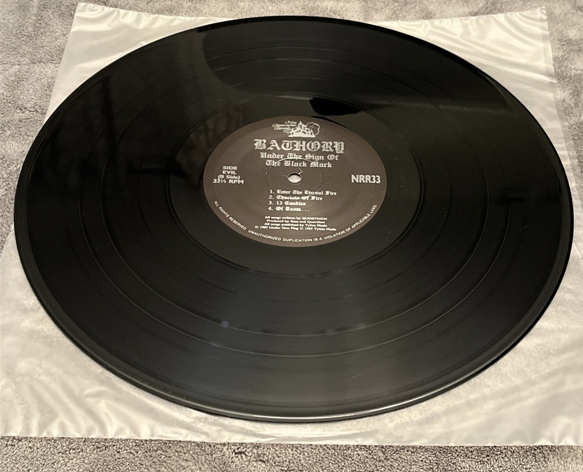 Bathory - Under The Sign Of The Black Mark NRR33 Original Vinyl LP