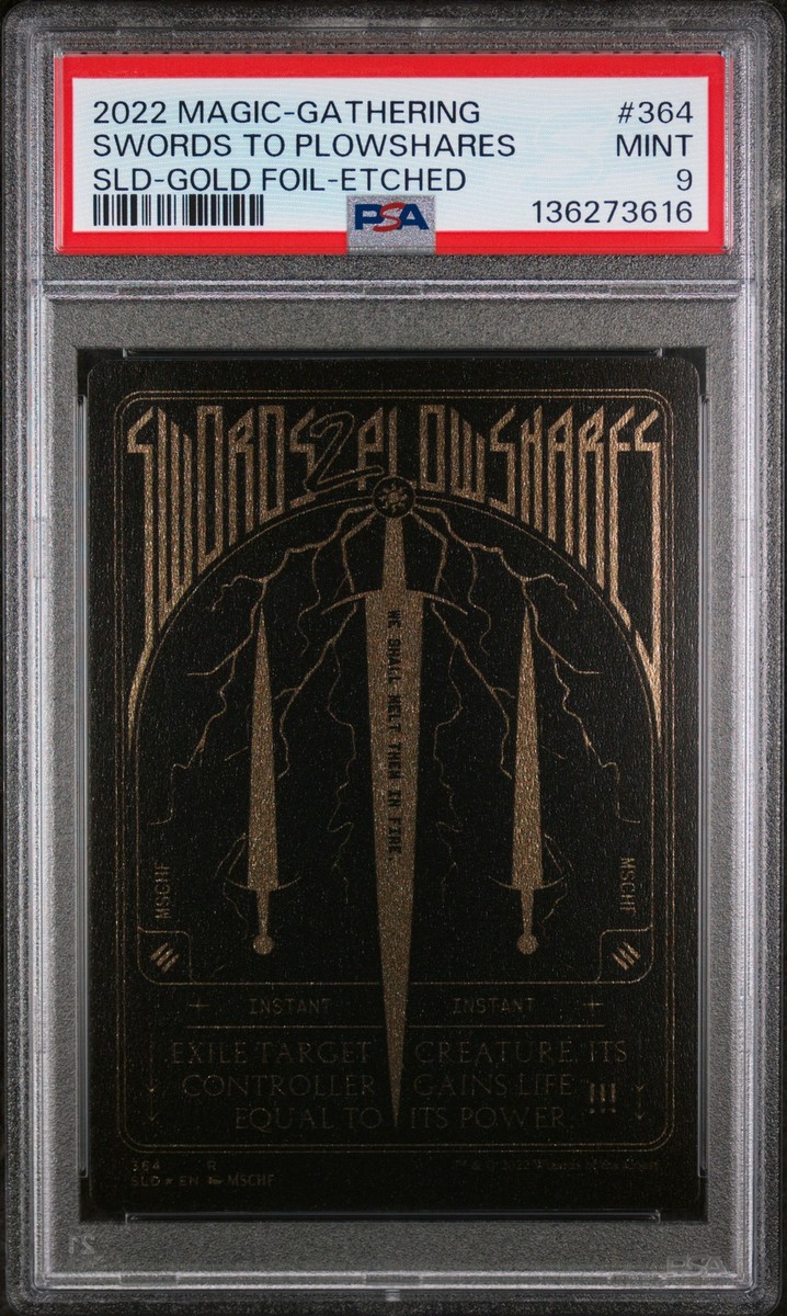 Swords to Plowshares (Foil Etched) (Gold) Secret Lair Drop Foil