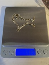 9ct Gold Curb Bracelet 6.8 Grams Hallmarked