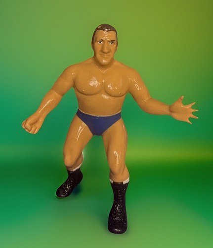 WWF LJN Bruno Sammartino Rubber Wrestling Figure 8...