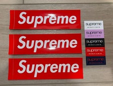 Supreme 4 PCS Total - Red Box Logo Sticker 100% Authentic