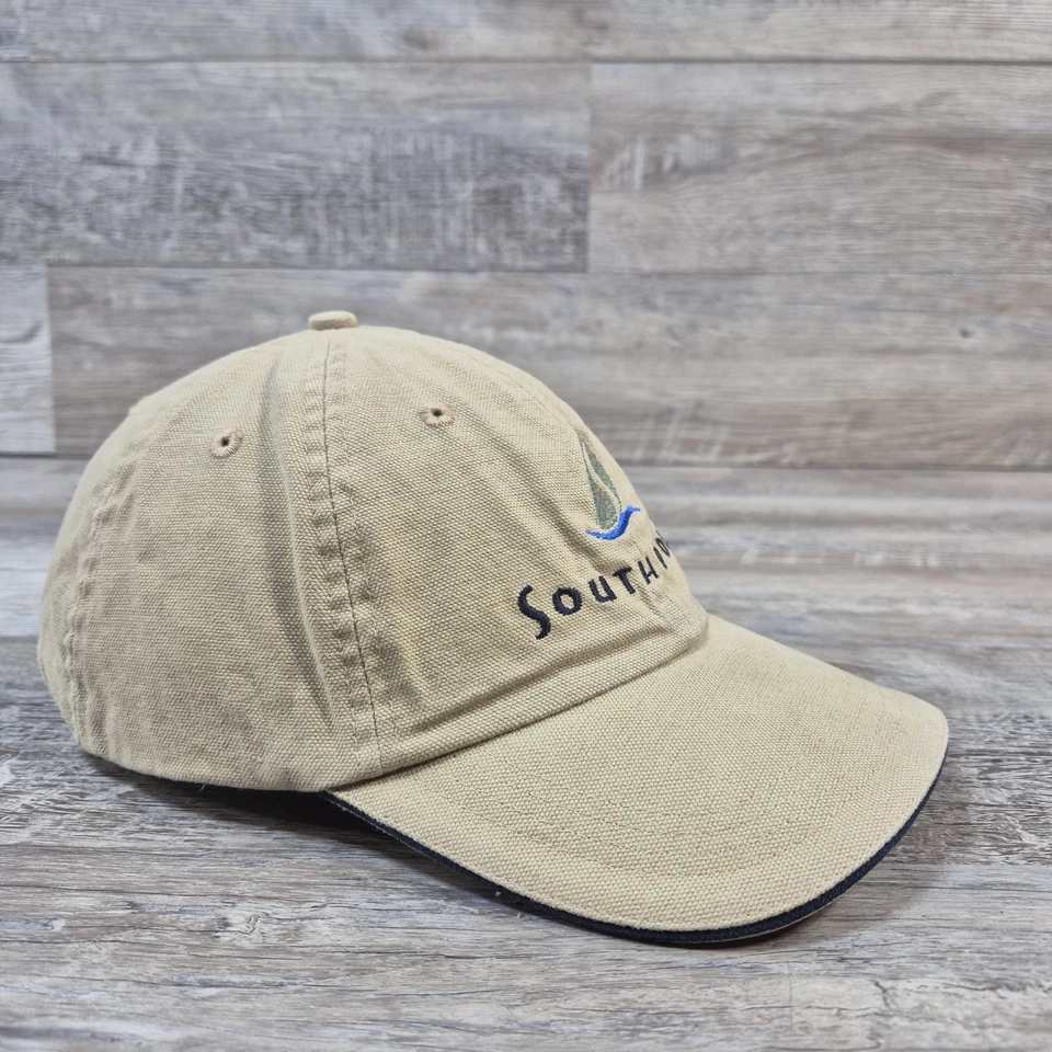 Southport Hat Cap Adult Mens Adjustable Strapback Outdoor Embroidered Logo  - Image 2 of 4