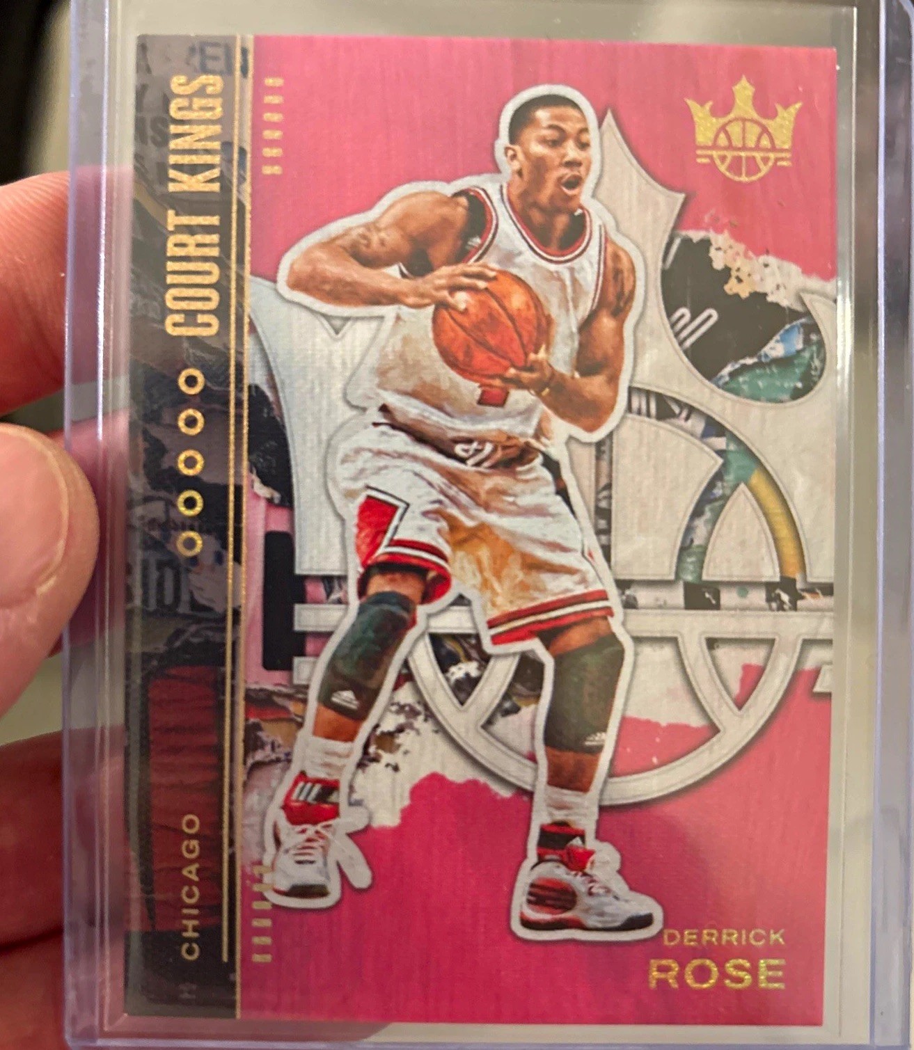 Panini Court Kings 25-26 DERRICK ROSE Chicago Bulls /99 Pink