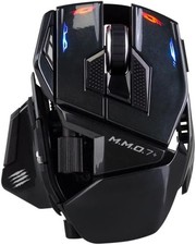 Mad Catz M.M.O. Mouse da gioco 7+ doppia modalità 21 pulsanti MM10NHINBL000-0J autentico
