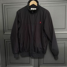 Men's Musto Snug Navy Blouson Jacket Fleece Lining Zip Pocket Size Small