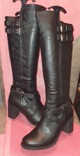 Damen Stiefel schwarz, Gr. 36