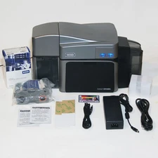 Fargo DTC1250e Duplex ID Card Thermal Printer with Supply Bundle