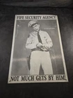 Vintage Barney Fife Security Agency Tin Sign 1998 Andy Griffith Show 11x16...