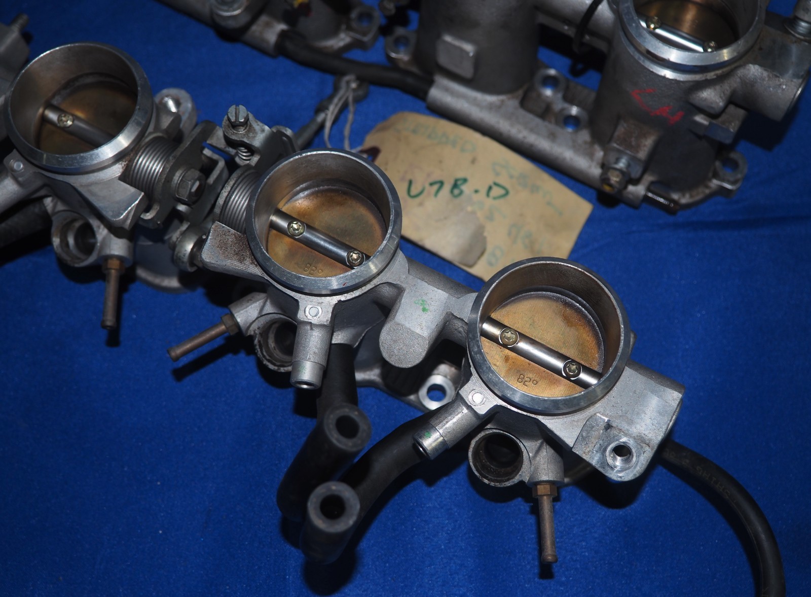 1996-1999 Ferrari F355 5.2 Motronic 3.5L V8 F129 Throttle Body Set OE Minor Note
