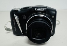 Canon PowerShot SX130 IS 12,0 megapixel fotocamera digitale nera - funzionante