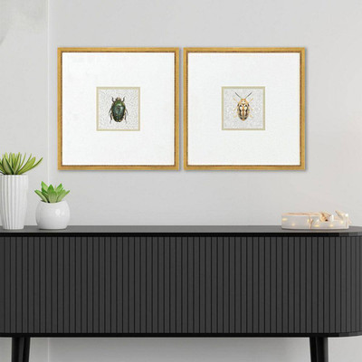 Nai 2 Piece Framed Canvas Transfer Animal Art Print 17 In. X 17 In.