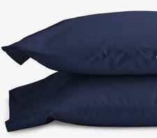 50/50 Poly Cotton Percale Pillowcase - Navy - Standard size - sold per piece