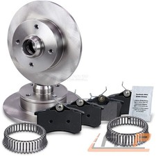 BREMSSCHEIBEN+BREMSBELÄGE+S-RINGE VOLLØ226 HINTEN FÜR VW PASSAT  POLO  VENTO