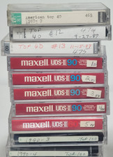 Lot Of 111 Used Cassettes 4 Blanks Various Maxell Scotch SEE PICS pre-recorded