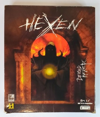 Hexen (PC, 1996) Big Box 3.5'' Great Condition iD Software