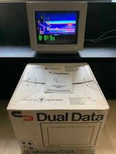 Schneider Dual Data CM14 CGA EGA CRT monitor (Euro PC/XT/AT)