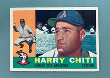 1960 Topps Baseball Harry Chiti #339 Kansas City Athletics Vintage Card