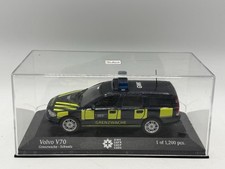 Minichamps Maßstab 1:43 Volvo V70 Grenzwache Polizeiauto sehr selten 1:1200 Modellauto