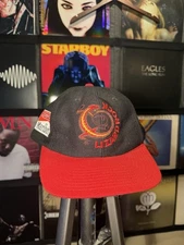 Marlboro Adventure Team Vintage Lizard Rock Strapback Hat Red/Black 90s One Size