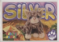 1999 Ty Beanie Babies Series 3 Silver the Cat 131 kr0