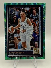 Kayla McBride 2025 Donruss WNBA #28 Teal Laser /125 Minnesota Lynx
