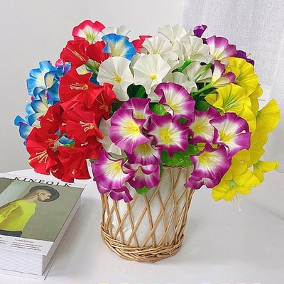 Blumenstrauß Künstliche Silk Morning Glory Petunie Kunstblumen Hochzeit-Dekor