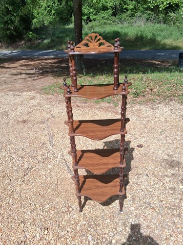 Antique Victorian Estagere 5 Tier Shelf Bookcase