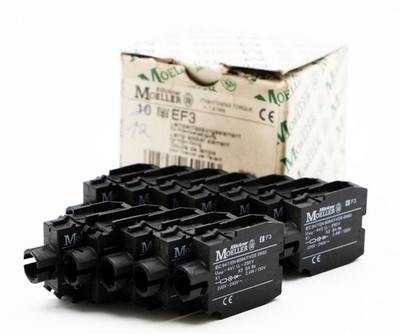 12x Klöckner-Moeller EF3 118 Lampenfassungselement lamp socket element -unused-