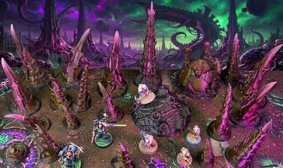 Tabletop Terrain - Alien Ruins x 21 Pieces - Perfect for Warhammer 40K/Kill Team