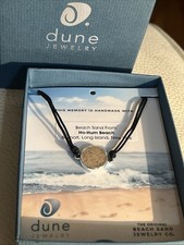 Dune Jewelry Ho-Hum Beach Sand From Bellport Long Island NY Cord Bracelet NIB