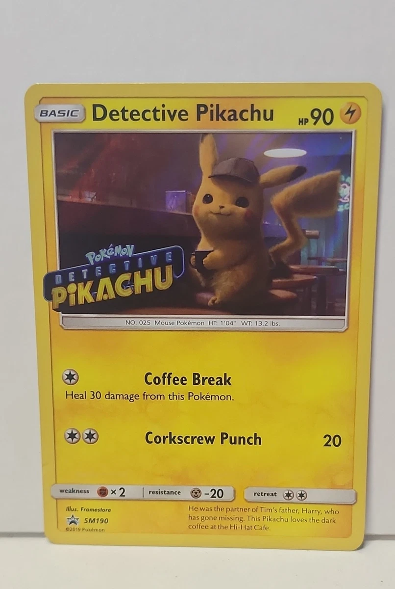 Detective Pikachu SM190 Sm for sale | eBay