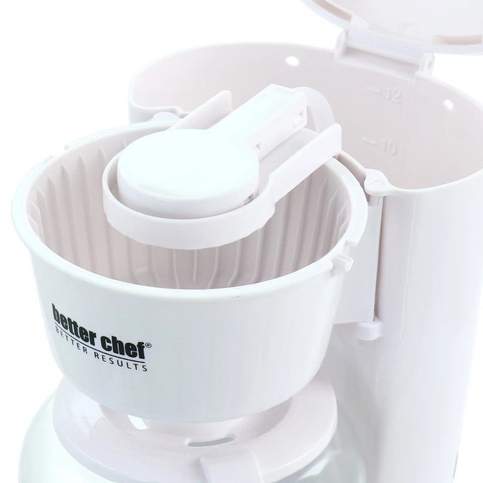 Cafetera Better Chef 12 tazas 900 vatios en blanco Foto 4 de 4