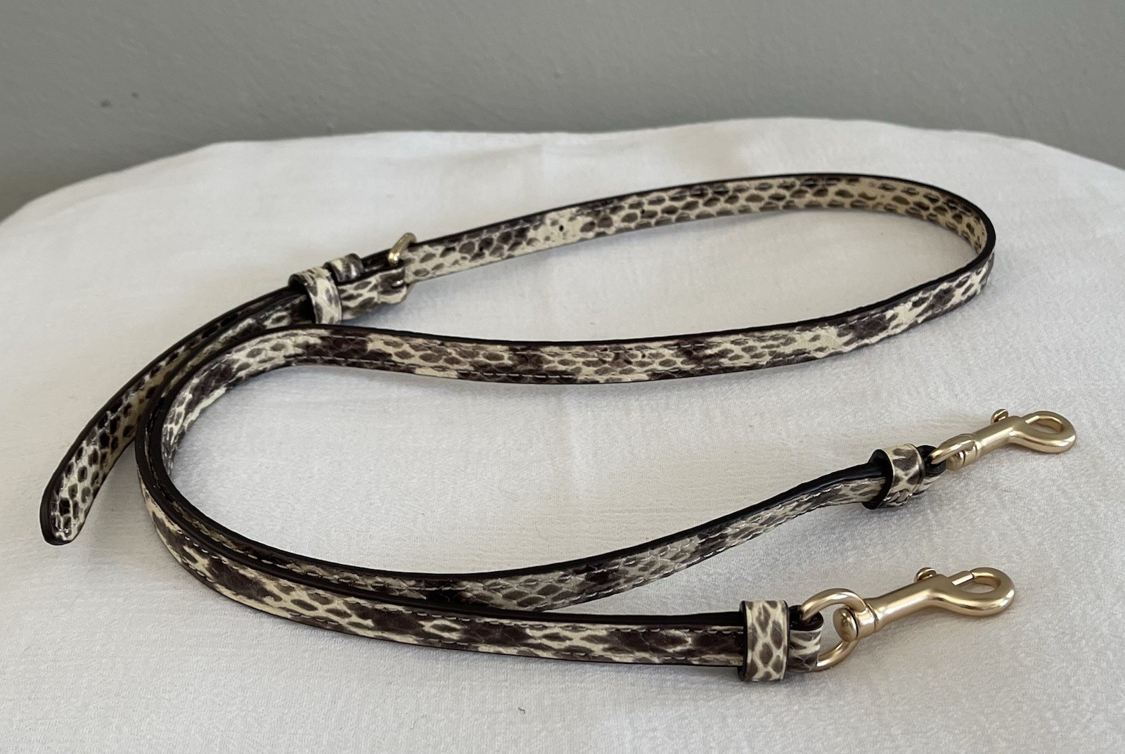 Coach Emma Python Embossed Crossbody Shoulder Bag… - image 1