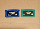 Pokemon Sapphire and Leaf Green GBA Gameboy Advance - Free Shipping
