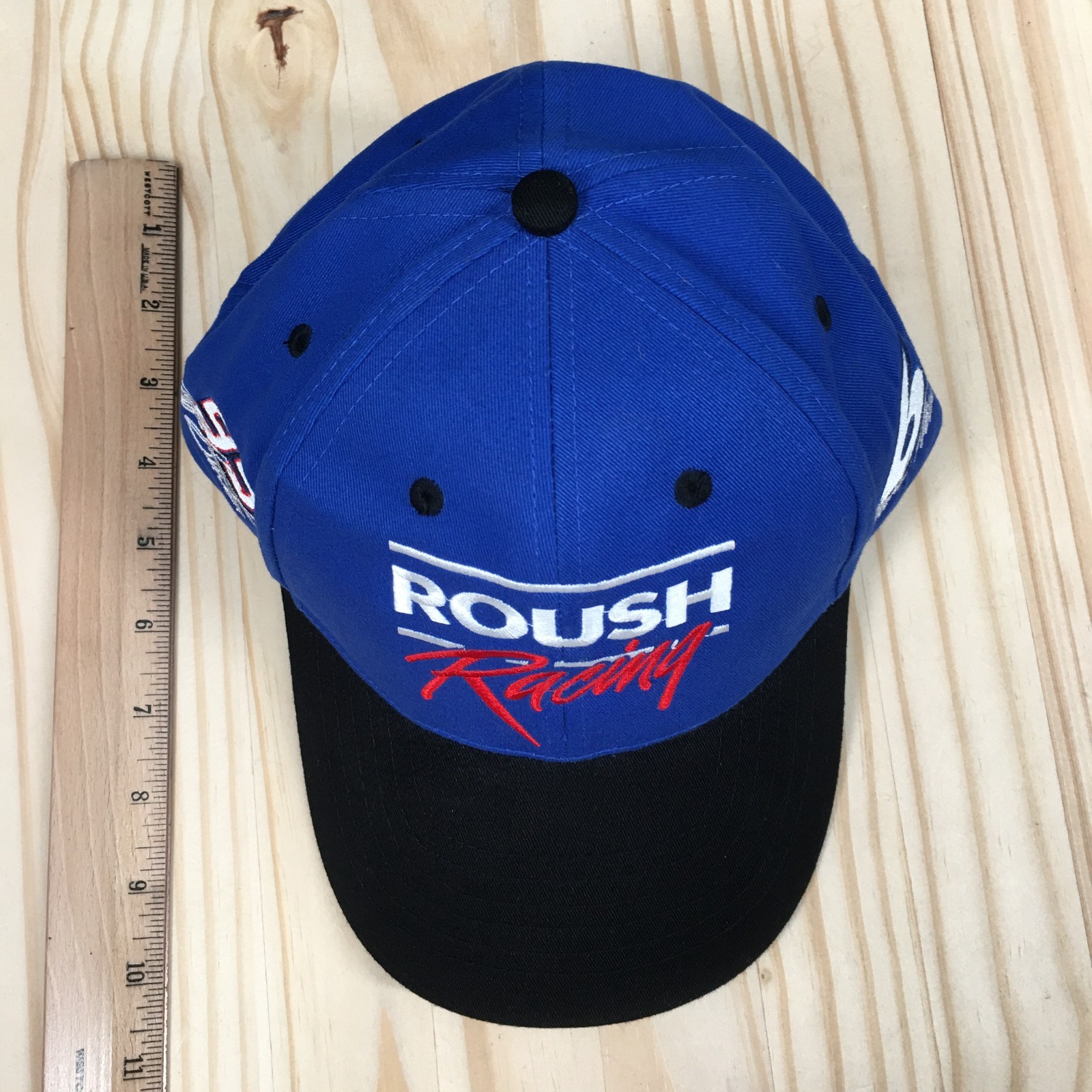 Roush Racing NASCAR Speedway Blues Baseball Cap Unisex OS Embroidered Logo Blue image 8