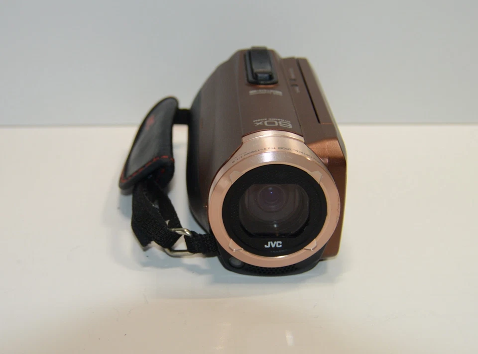 Mint JVC Everio GZ-F100-T Gold Brown Japanese Digital HD Video Camera Tested - Image 3 of 4
