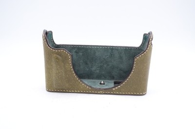Arte di Mano Olive Leather Half Case for Leica M, M-P Cameras