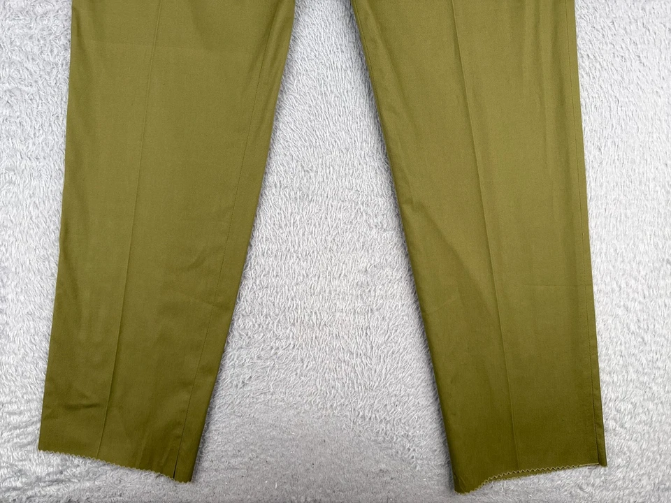 VINTAGE Boy Scouts Pants Men 30 Geen 1950s 50s Twill Fabric LIKE NEW Un-Hemmed - Image 2 of 4