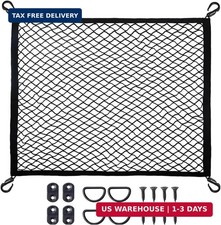 Cargo Net Car with Hooks Adjustable Highly Elastic Storage Organizer Net