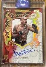 2025 Topps Royalty UFC - ALEX PEREIRA -Royal Precedence Auto 1/10 Bookend #RP-AP